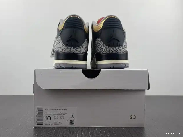 Rep Air Gold WMNS 3 CK9246-067 Jordan Black 0421